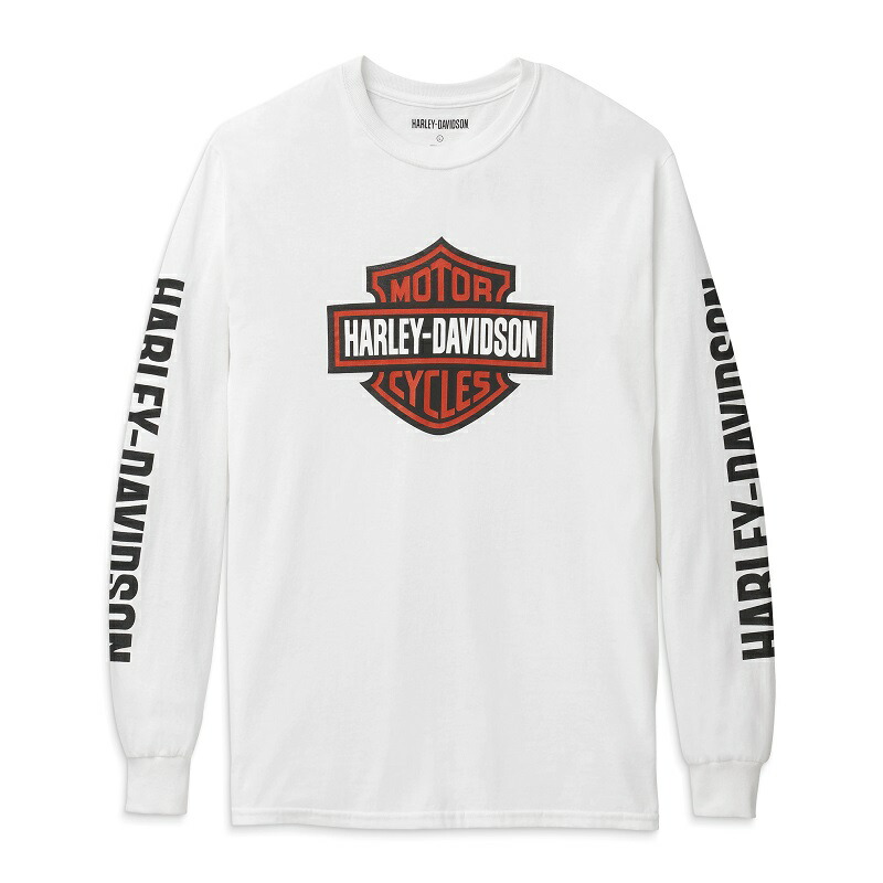 HARLEY-DAVIDSON 純正（ハーレーダビッドソン）メンズ バー＆シールド ロングスリーブ グラフィック Tシャツ/ロンT_99139-22VM