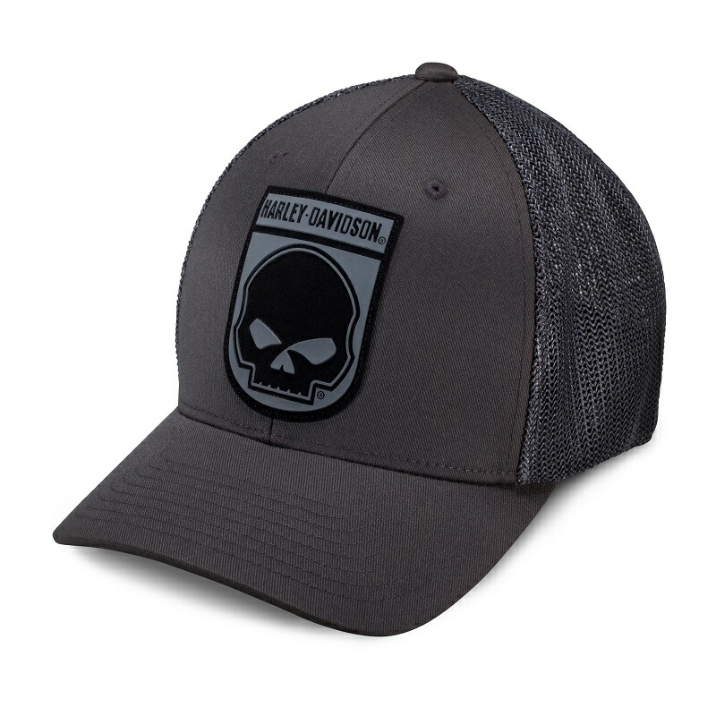 楽天市場】ハーレーダビッドソン スカル シールド ヘッドラップ