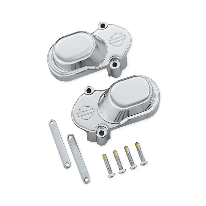 【46399-05A】ハーレー純正 バー&シールドロゴ リアアクスルカバーキット Bar & Shield Rear Axle Cover Kit