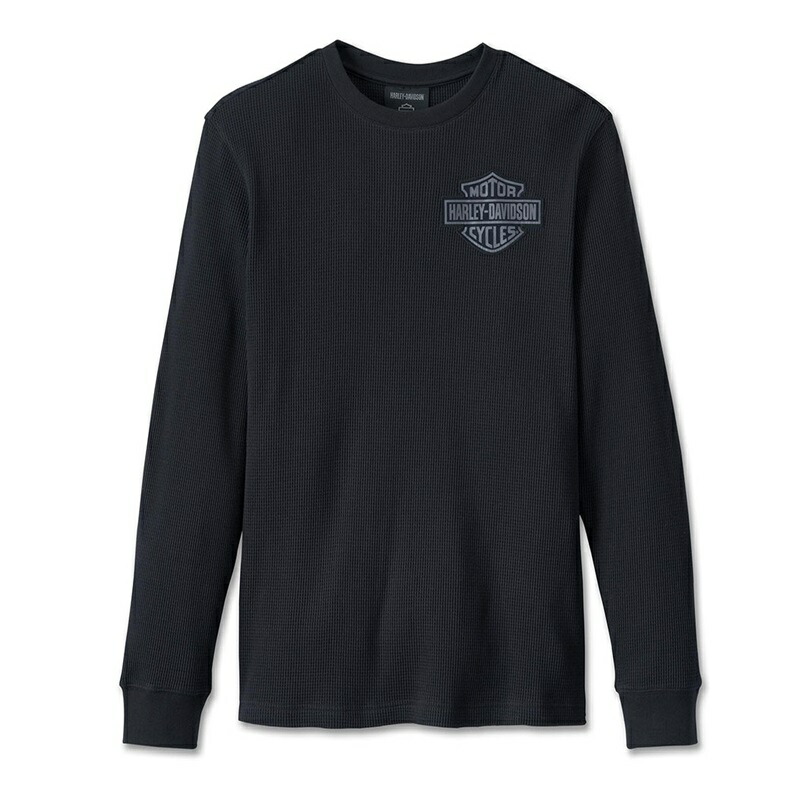HARLEY-DAVIDSON 純正（ハーレーダビッドソン）メンズ バー＆シールド3DロングスリーブTシャツ/ロンT_96050-24VM