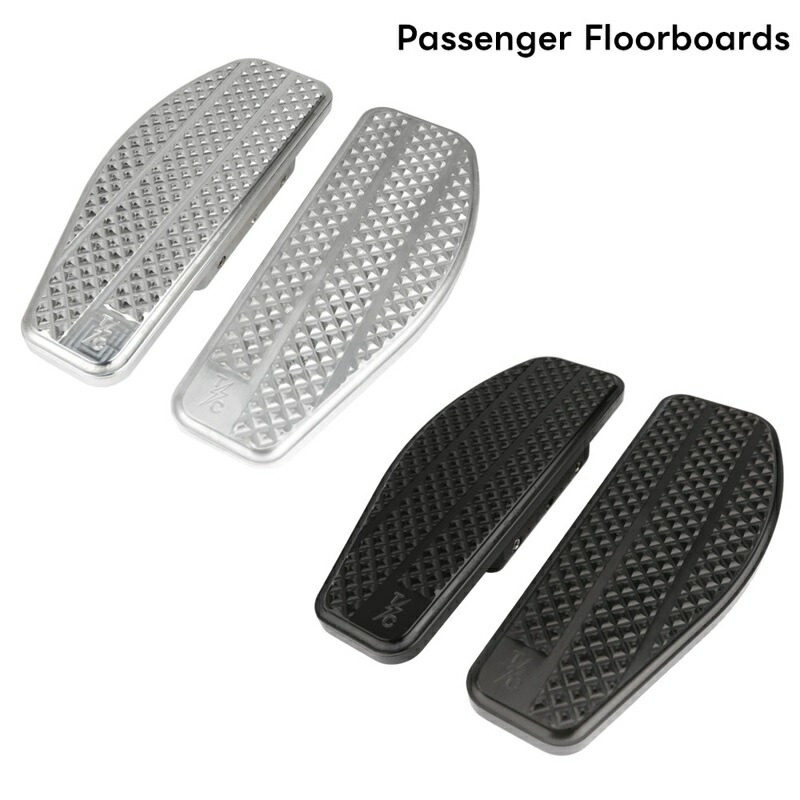 スラッシンサプライ バガーパッセンジャーフロアボード/シルバー Thrashin Supply Bagger Passenger Floorboards Silver TSC-2205-0