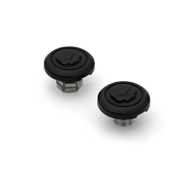 【 43000317 】ハーレー純正 ウィリー・G・スカル フロントアクスルナットカバー/Willie G Skull Front Axle Nut Covers