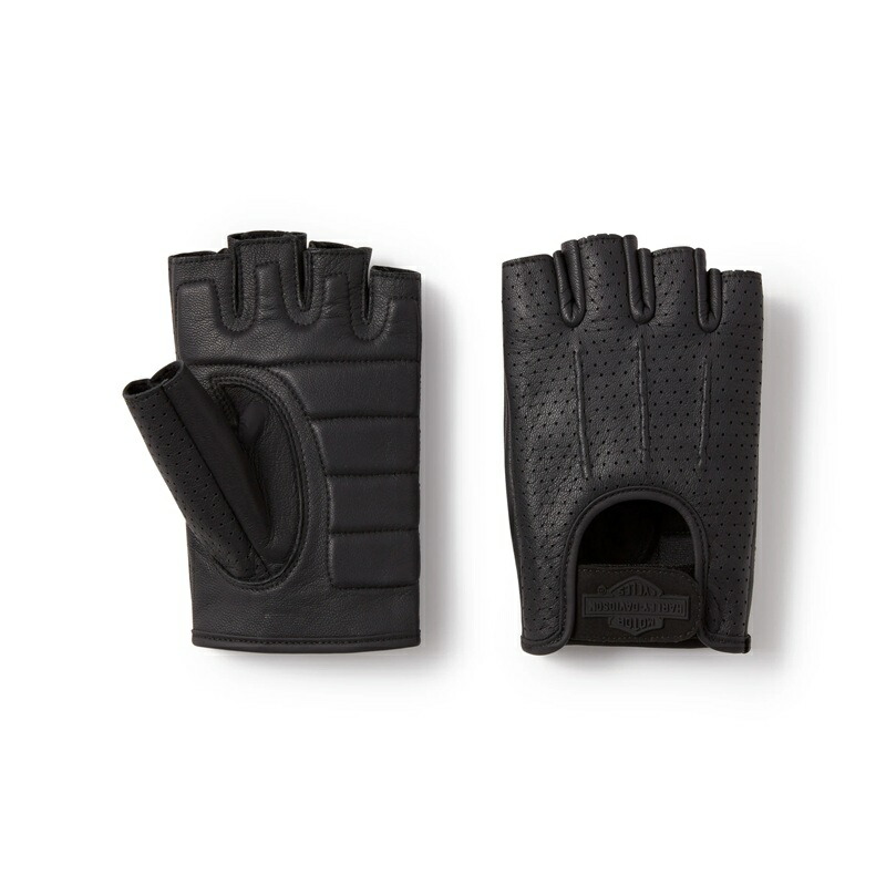 HARLEY-DAVIDSON 純正（ハーレーダビッドソン）メンズ H-D パンチングレザーライディンググローブ_98117-25VM