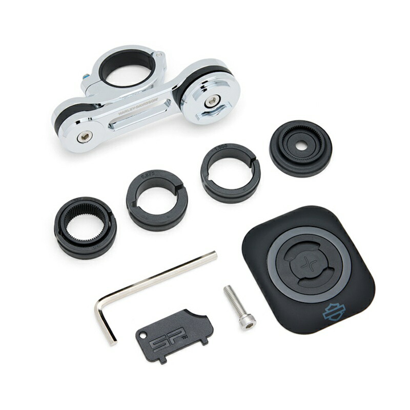 【76001340A】ハーレー純正 ユニバーサル スマートフォンキャリア&ハンドルバーマウントUniversal Phone Carrier and Handlebar Mount