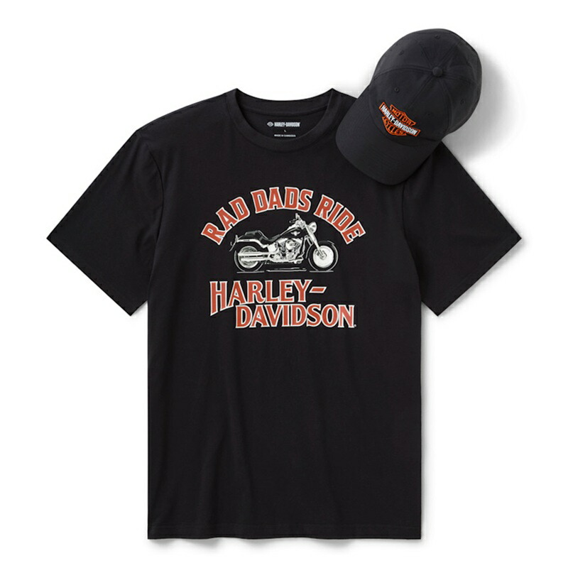 HARLEY-DAVIDSON 純然たる（ハーレーダビッドソン）メンズ 少年 ダッズ ライド 差し上げ物書き割り_96184-26VM