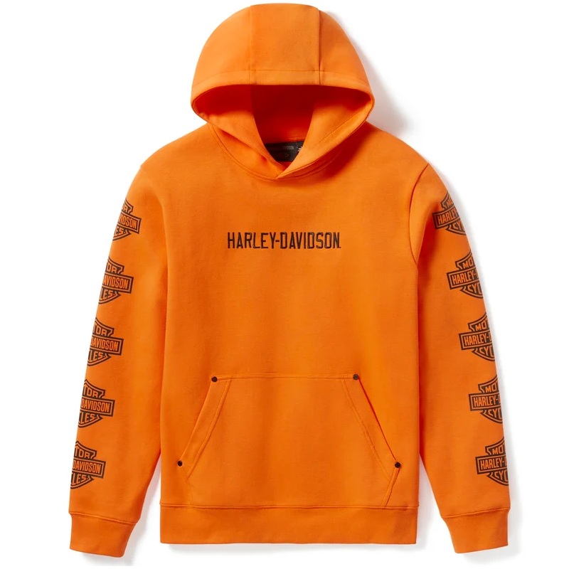 HARLEY-DAVIDSON 純正（ハーレーダビッドソン）メンズ エッセンシャル バー＆シールド プルオーバーフーディー_96713-25VM