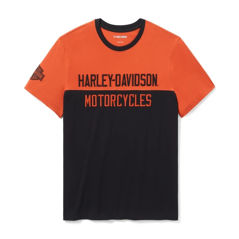 HARLEY-DAVIDSON 純正（ハーレーダビッドソン）メンズ エッセンシャル カラーブロック トップス_96797-25VM