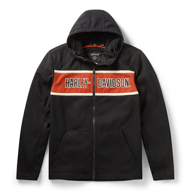 HARLEY-DAVIDSON 純正（ハーレーダビッドソン）メンズ HD トレントン デフレクター 2.0 フード付きライディングフリース_97179-26VM