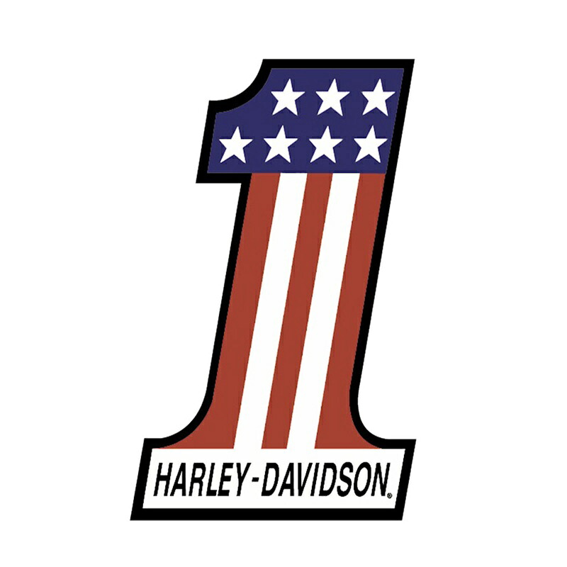 【ハーレー純正】#1ロゴデカール Xラージ CRM-CG4332｜HARLEY-Life