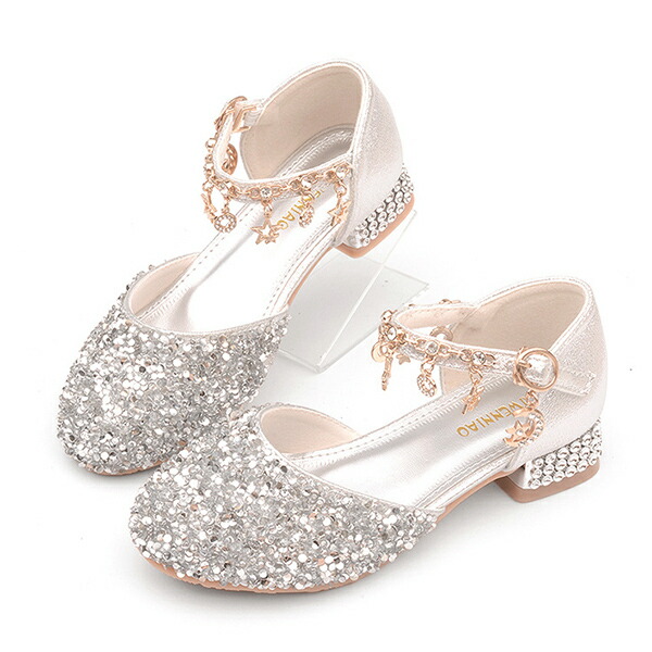 楽天最安値に挑戦 送料無料 子供ドレス用靴 フォーマルドレス用靴 結婚式子供ドレス用靴 発表会 キラキラ シルバー 子どもドレス用靴 子供靴 フォーマル ヒール Whitesforracialequity Org