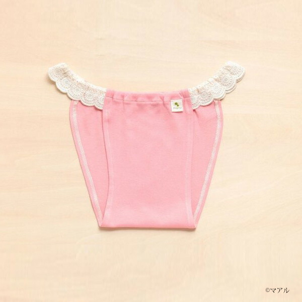 マアル オーガニックコットン レディース ふんどし オーガニック インナー 敏感肌 コットン 新月ショーツ フライスsp ショーツ 下着