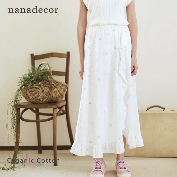 【新品未開封】nanadecor ローズマリー キュロット nanadecor オーガニックコットン ローズマリーガーゼキュロット