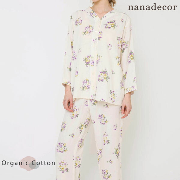 ナナデコール　ルームウェア　パジャマ nanadecor(ナナデコール)のチェリーエアリーパジャマ通販