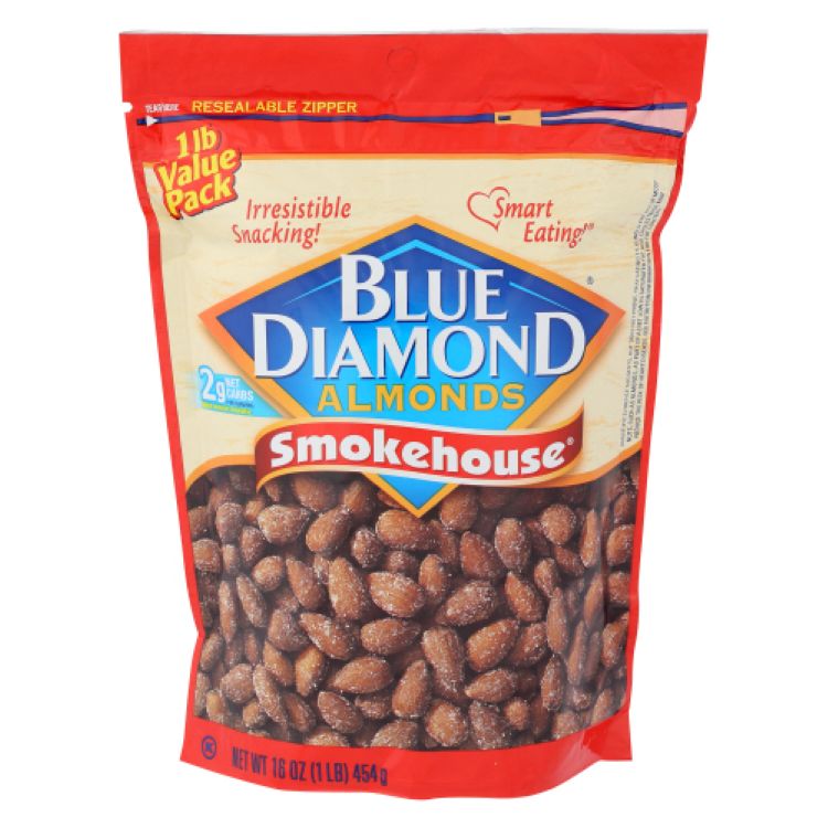 [6個セット]ブルーダイヤモンド アーモンドスモークハウス Blue Diamond Almond Smokehouse 16OZ 【お取り寄せ商品】【合わせて買いたい】