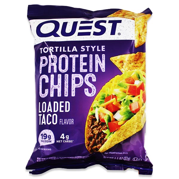 プロテインチップス ロードタコス味 1袋 32g(1.1oz)Quest Nutrition (クエストニュートリション)