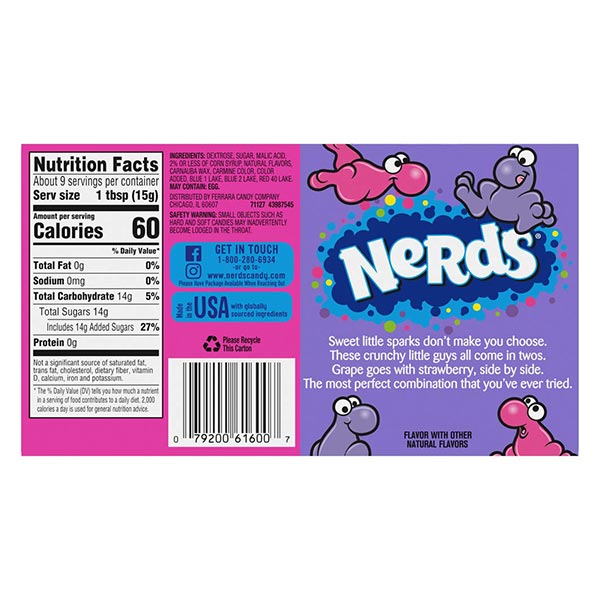 ギフト Nerds Grape Strawberry Candy Theater Box Grape Strawberry 12個セット 海外 お菓子 アメリカ キャンディ 個包装 海外直送 アメリカ直送 米国 Fucoa Cl