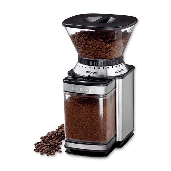 [素早く挽きたてコーヒー]クイジナート コーヒー 電動式コーヒーグラインダー コーヒーミル 4～18杯分 ブラック Cuisinart Supreme Grind Automatic Burr Mill 豆挽き オシャレ [海外直送] アメリカ コーヒー豆