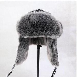ロシアン帽子 マッドボンバーハット ファー スキー帽子 ニット帽 防寒用 ボンバーハット パイロットキャップ ボンバーハット キャップ 男女兼用 冬物