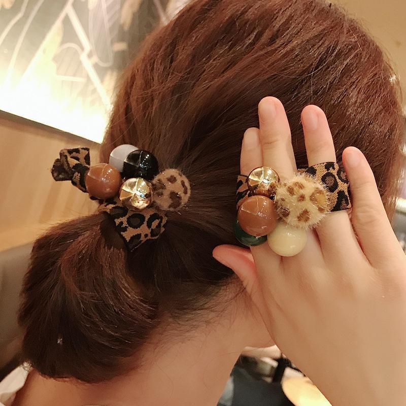 楽天市場】ヘアゴム キッチュ ヘアアクセサリー レオパード柄 ヒョウ柄