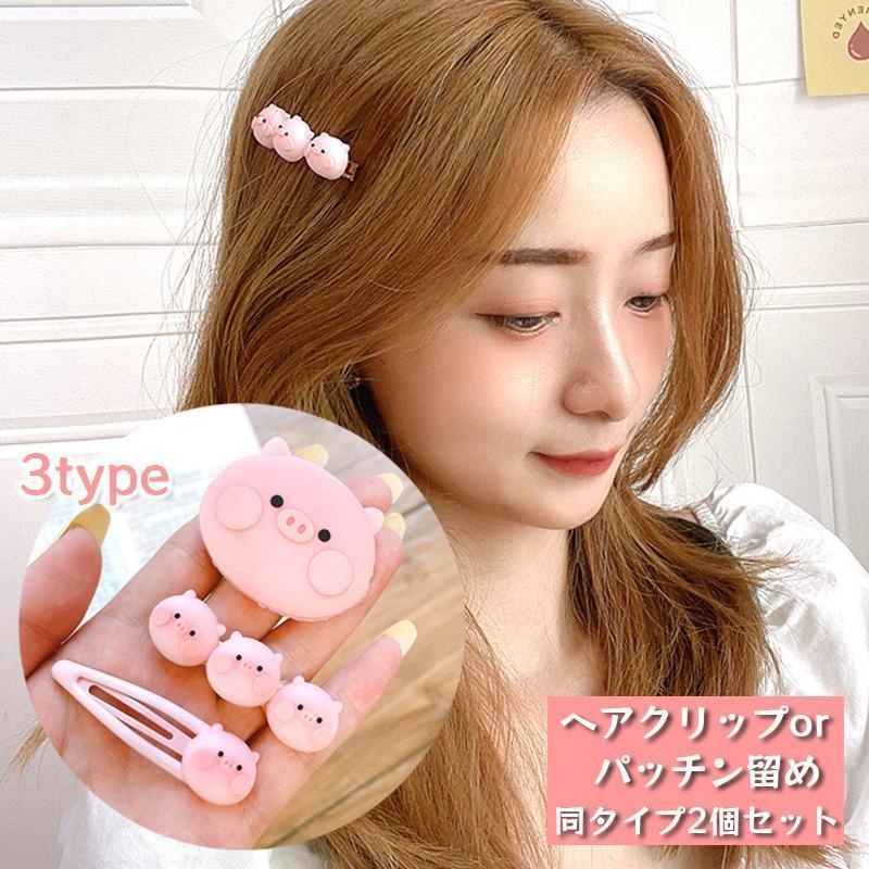 楽天市場】ヘアクリップ 同柄2個セット ヘアピン パッチン留め