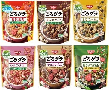 選べる３ケース　日清シスコごろグラ（１８袋）セット