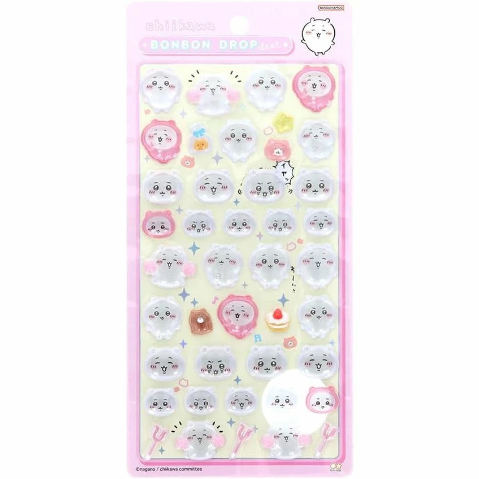楽天市場】ちいかわ ハチワレ うさぎ ボンボンドロップシール S8542899