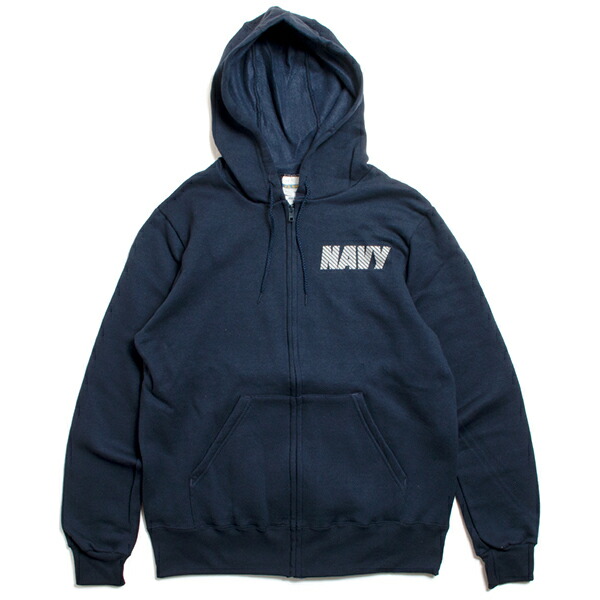 SOFFE ソフィー OFFICIAL U.S.NAVY UNIFORM PT 汗水 ジップ フーディ パーカー 9477NX 亜米利加製