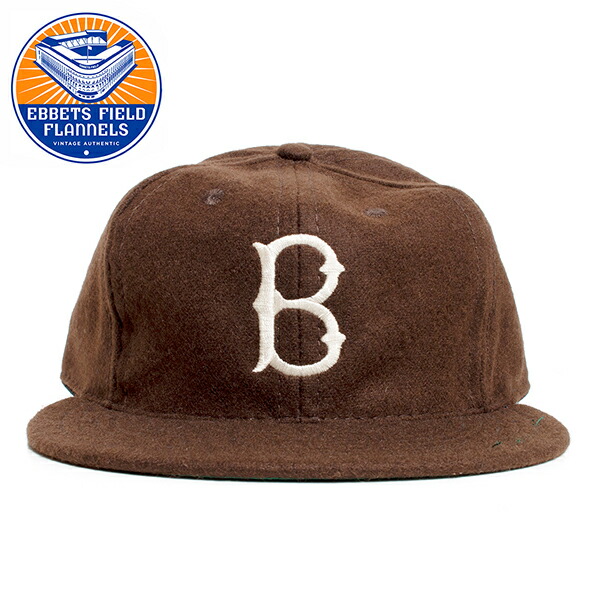 【楽天市場】Ebbets Field Flannels エベッツフィールドフランネルズ Vintage Ballcap Brown