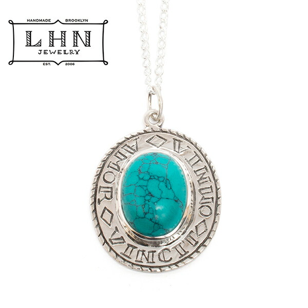 LHN Jewelry Amor ネックレス ブラス x ターコイズ 米国製 LHN Jewelry Amor ネックレス ブラス x ターコイズ 米国製 (LHN