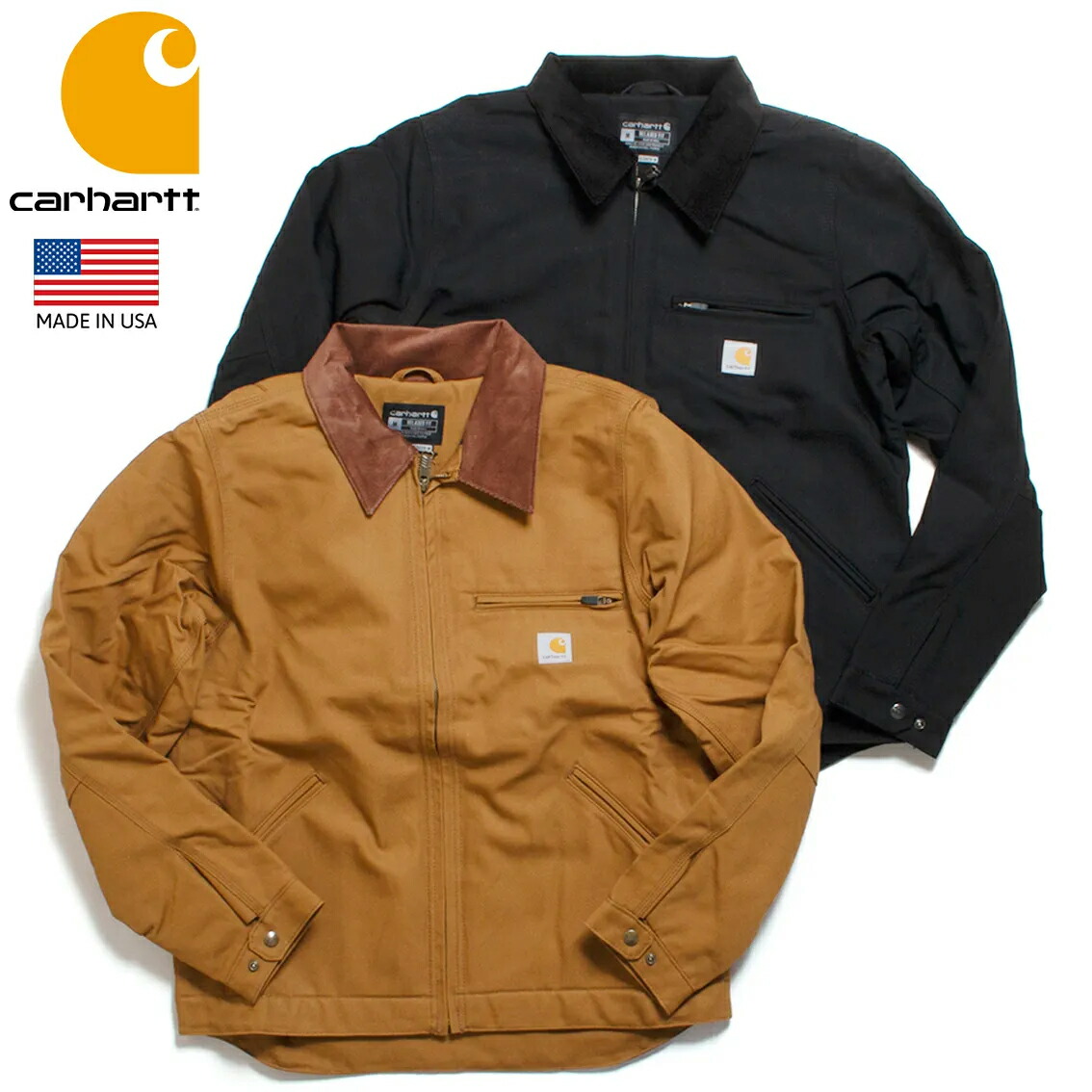 希少■carhartt カーハート【M】デトロイトジャケット ダック 雰囲気◎ 178593872a.jpg