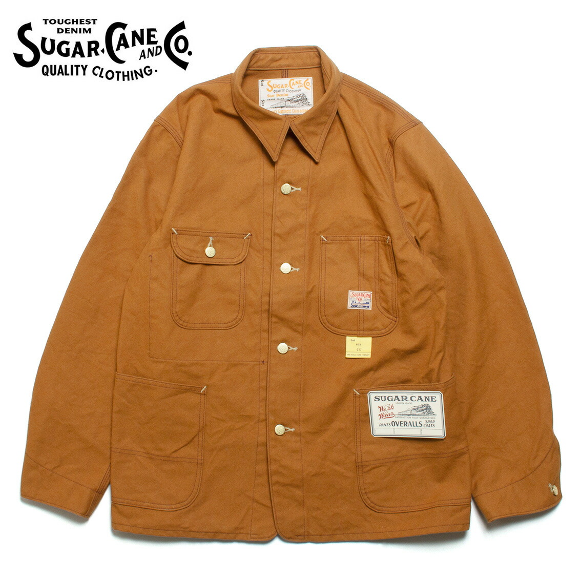 Sugar Cane ブラウンオーバーオール
HEADLIGHTオーバーオール hd42554_1.jpg