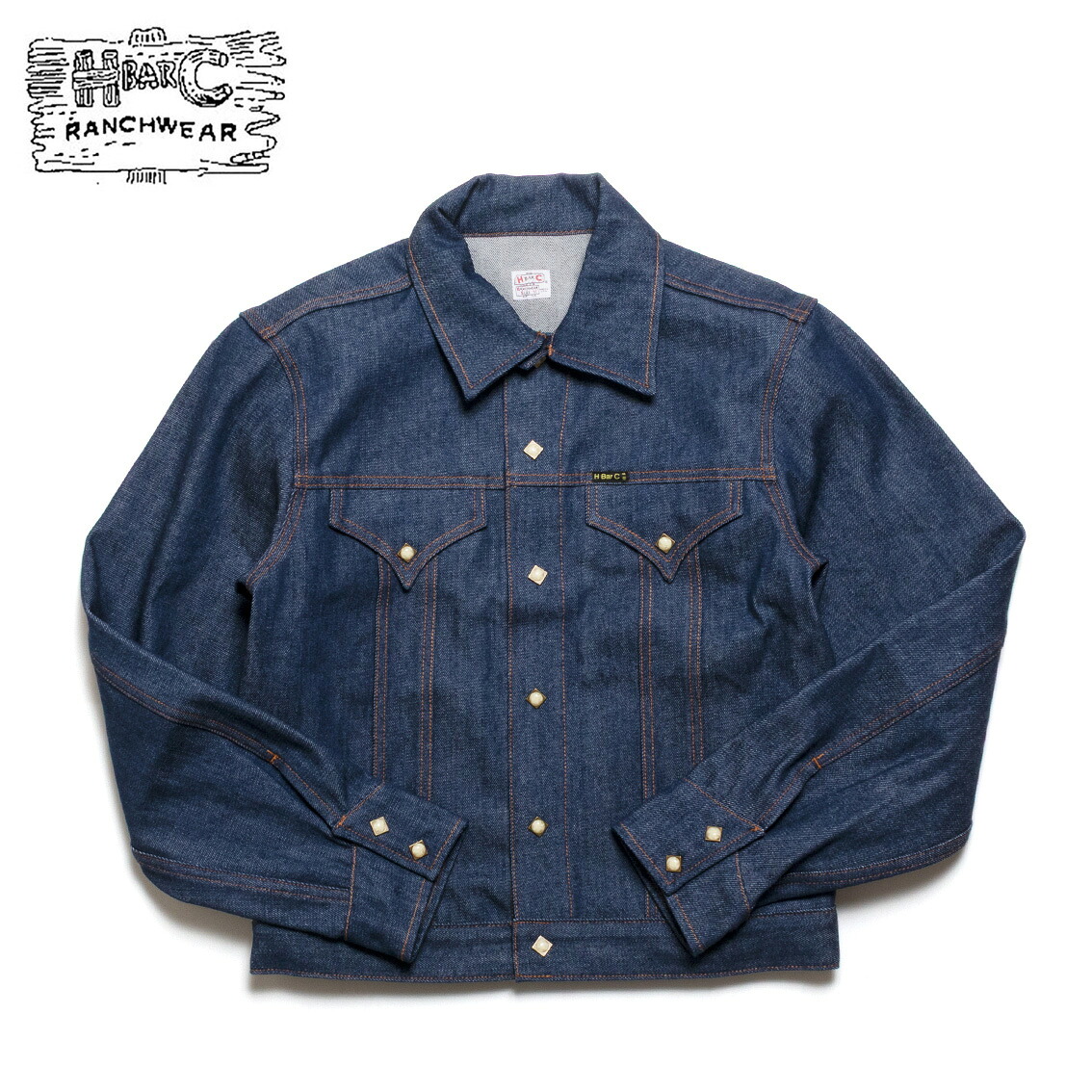 H BAR C エイチバーシー Salina Trucker Jacket 13.5 薬局衡オンス ジーンズ トラッカージャケット
