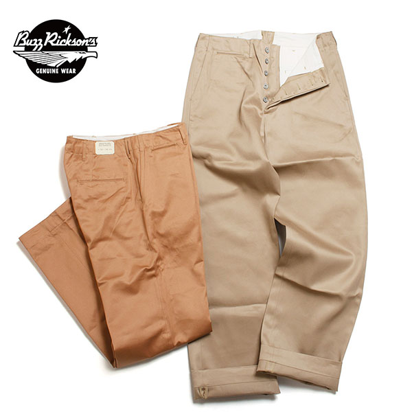 バズリクソンズ 東洋エンタープライズ　チノパンツ M43035　１９４５ BUZZ RICKSON'S バズリクソンズ EARLY MILITARY CHINOS 1945