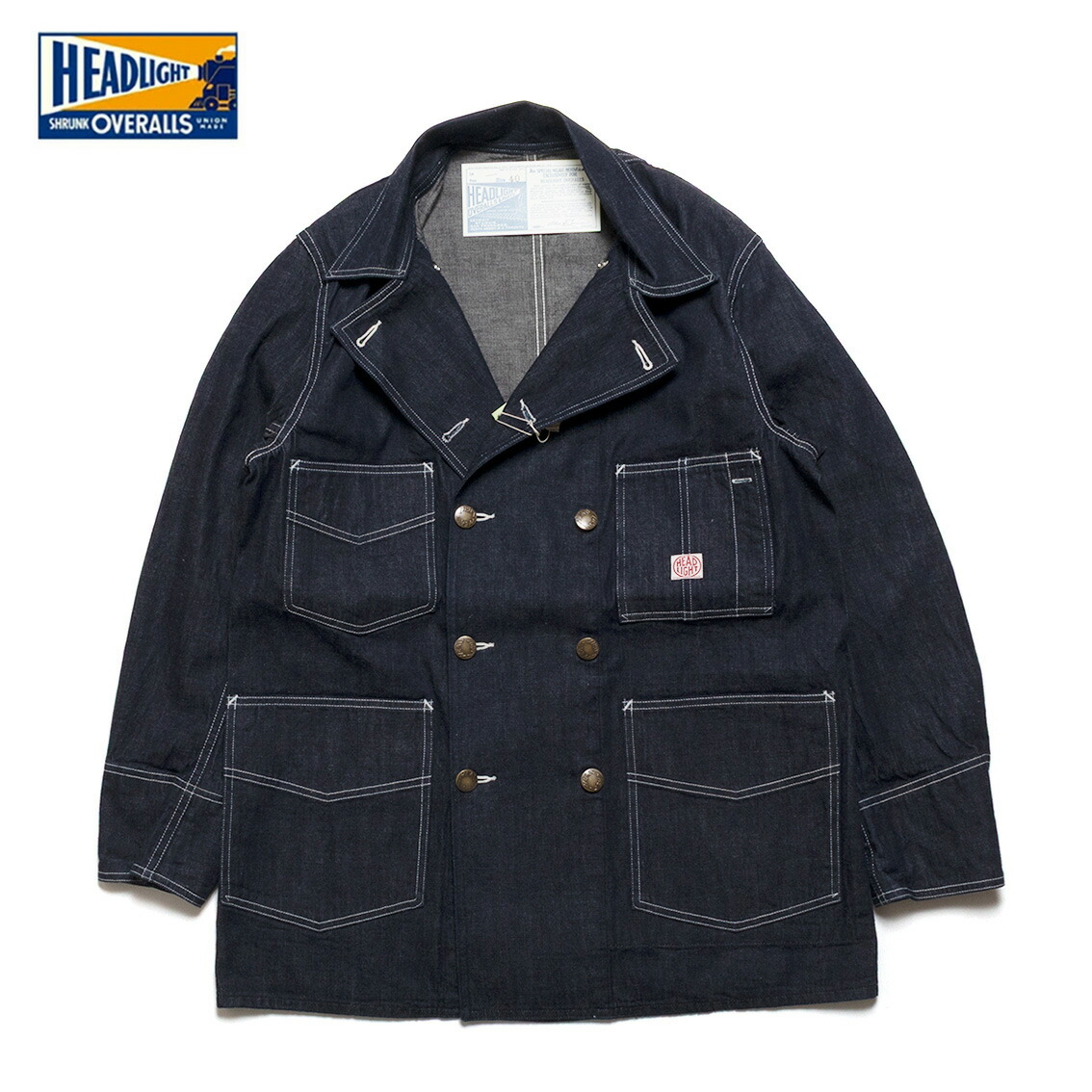 楽天市場】HEADLIGHT ヘッドライト Gジャン 13.75oz デニム カウボーイ