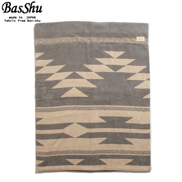 楽天市場】BasShu バッシュ COTTON PILE BLANKET NATIVE BORDER