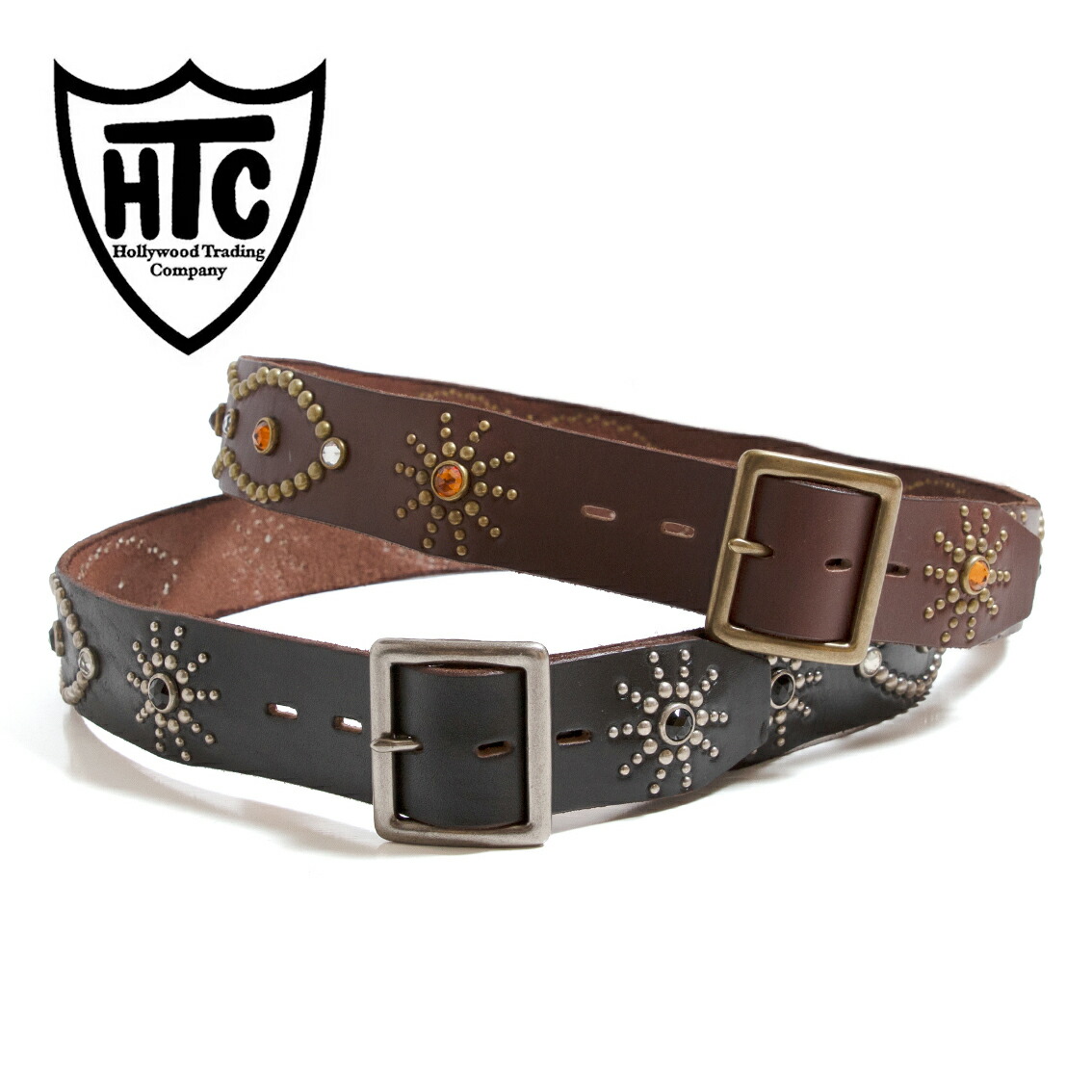 【48】HTC.125-1.75.30インチ.フラワースタッズ 楽天市場】【30%OFF!】HTC ベルト #125 TURQUOISE FLOWER 1.75inch