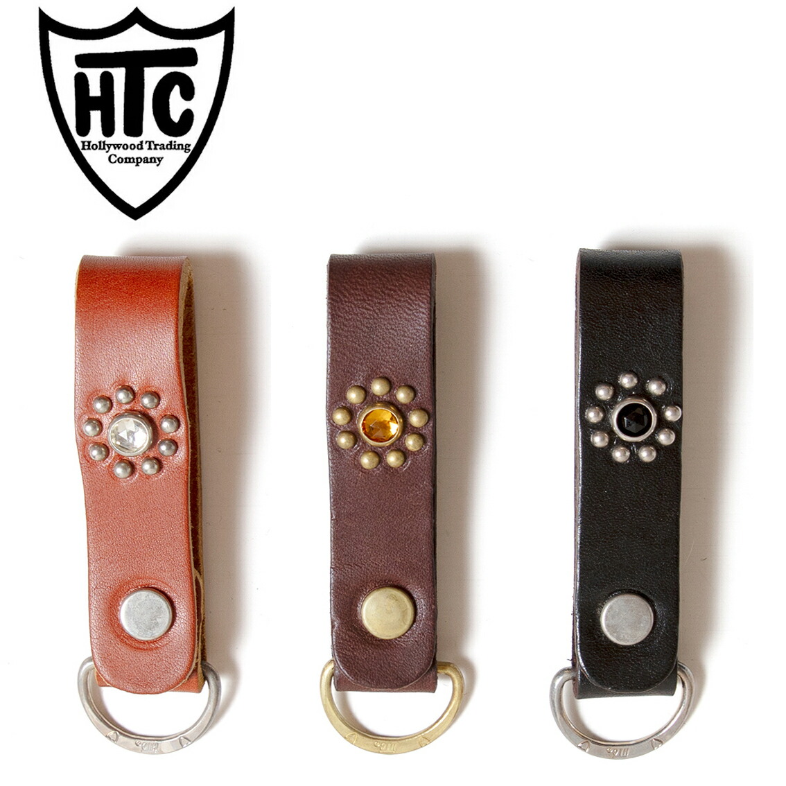 楽天市場】HTC キーホルダー N&J 32 ストーン リングキーホルダー