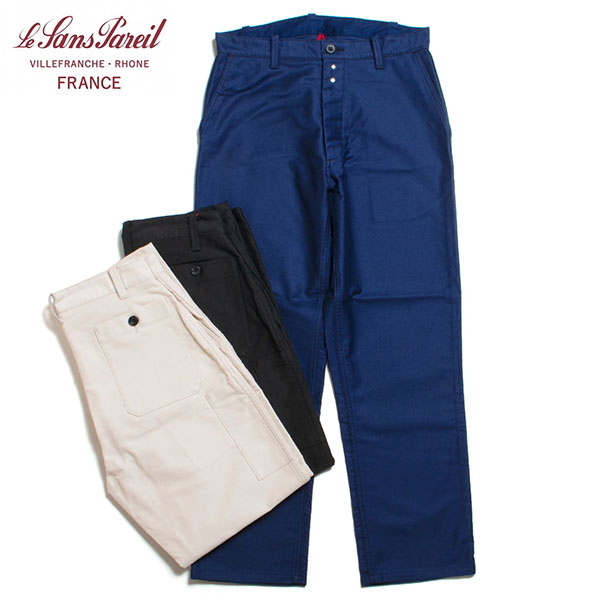 パンツ Le Sans PareilSPC TRADITIONAL WORK PANTS Le Sans Pareil / ル サン パレイユ] COTTON MOLESKIN