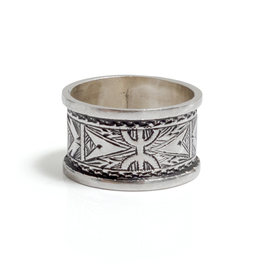 TOUAREG SILVER トゥアレグシルバー SILVER RING 輪っか しろがね色 2-BE-21号 A