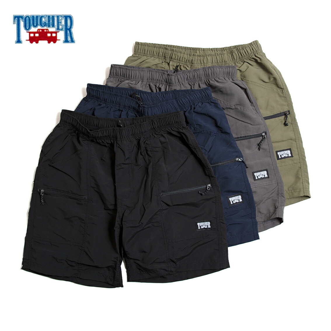 Tougher \"Tech Shorts\" USA製 アメリカ製 ショーツ M タファー TOUGHER TECK SHORTS テックショーツ アメリカ製 MADE