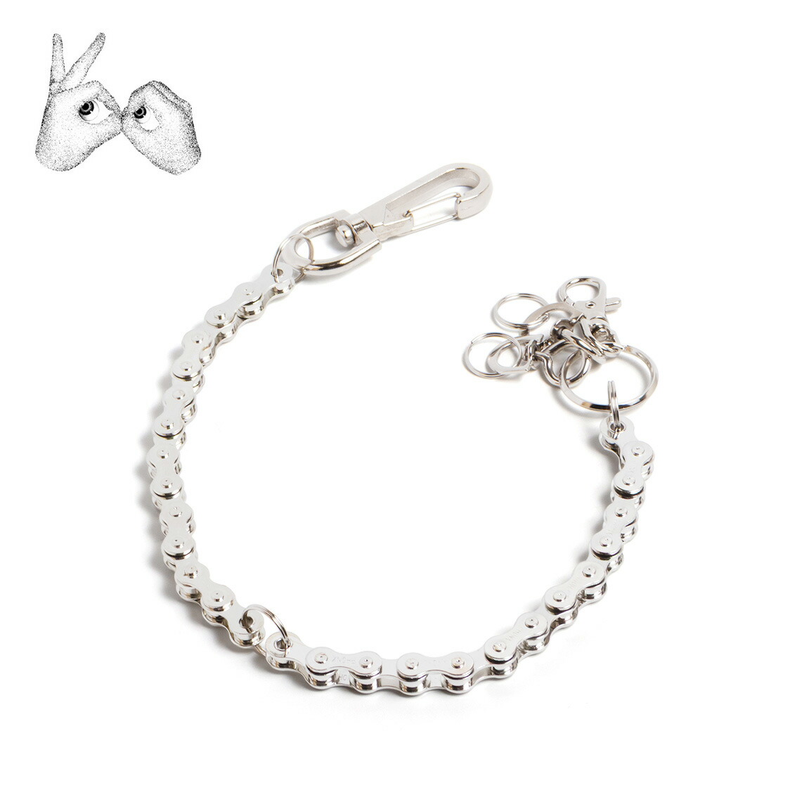 楽天市場】◇DRY BONESドライボーンズブラスウォレットチェーン