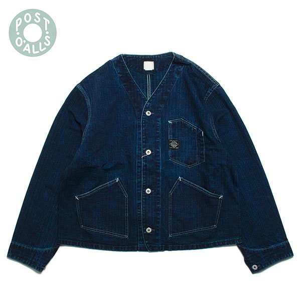 ポストオーバーオールズ ワークジャケット ブラウン Mサイズ POST OVERALLS - POST O'ALLS OVERALLSポストオーバーオールズ