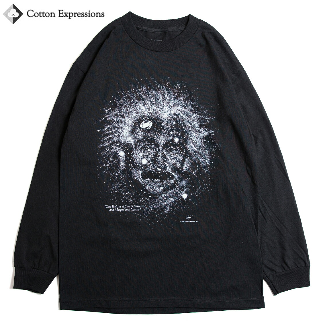 Cotton Expressions コットンエクスプレッションズ STARRY NIGHT L/S T-SHIRT スターリーナイト 長袖 ティーシャツ 蓄光刷り上げる メンズファッション-トップス-Tシャツ・カットソー