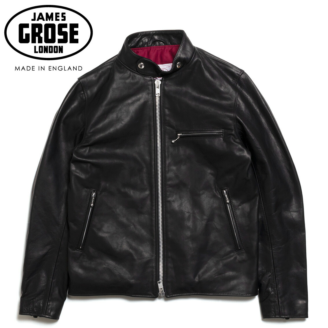 JAMES GROSE マニラ キャメル ライダースジャケット サイズ40 JAMES GROSE（ジェームスグロース） ニューマニラジャケット - ZABOU