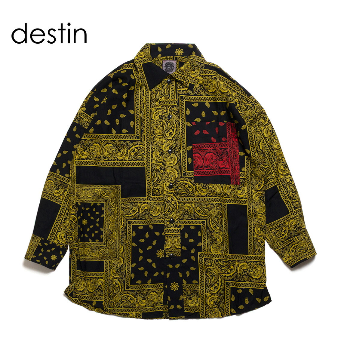 MIYAGI HIDETAKA バンダナ　半袖シャツ BREATH ブレス × MIYAGI HIDETAKA BANDANA S/S SHIRT ミヤギ