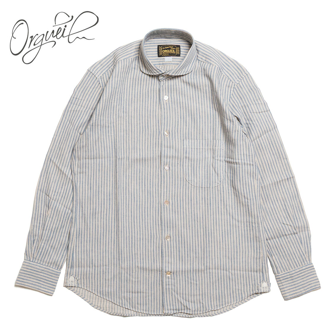 楽天市場】ORGUEIL オルゲイユ Shawl Collar Shirt ショールカラー