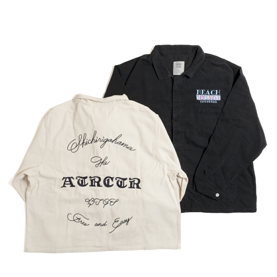 BTCS ビーチ タウン チョッパーズ Washed locomotive jacket ウォッシュ ロコモーティブ ジャケット｜HARTLEY 店