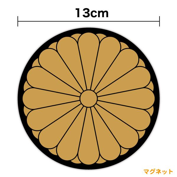 楽天市場】【煽り運転対策】菊花紋 マグネットステッカー 10cmひかえめ 煽り防止 いたずら防止 小さい ミニ 憂国 菊家紋 菊紋 菊の御紋 家紋 和  和風 十六菊紋 右翼 車 高速道路 アウトドア 防水 耐水 カッティング シール かっこいい 旭日旗 軍艦旗 戦艦 磁石 嫌がらせ ...