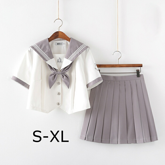 学生服 制服 スーツ スカート 韓国風 クラス セーラー服 長袖 4点セット 女性 Jk制服 女子高生 コスプレ衣装 長袖 短袖 セーラー服 半袖 本格制服 前開き コスプレ衣装 蝶結び付き 靴下付き Novix Com
