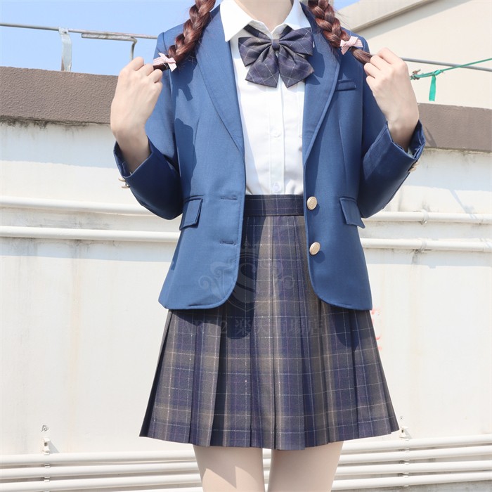 １２.Ｍsize 女子高生 制服 ブレザー コスプレ リボン＆ネクタイ２種類-